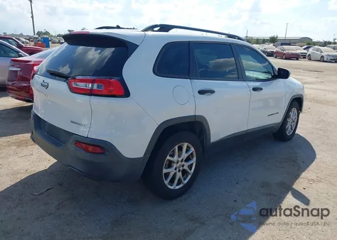 2015 Jeep Cherokee Sport z USA, uszkodzony, nr VIN 1C4PJLAB4FW631966